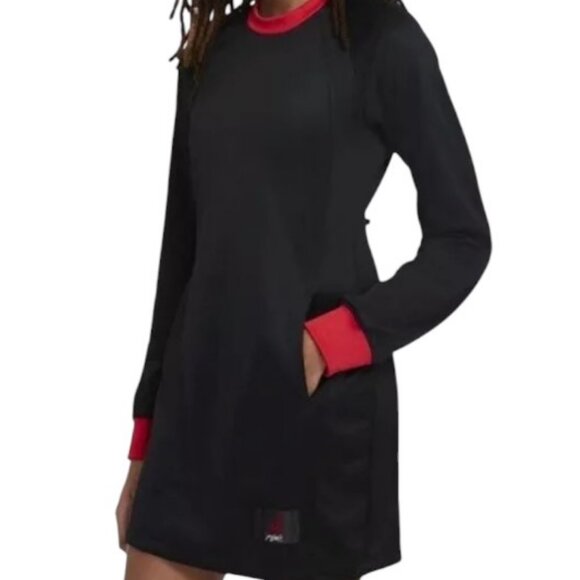 Jordan black long sleeve dress size S - Picture 2 of 8